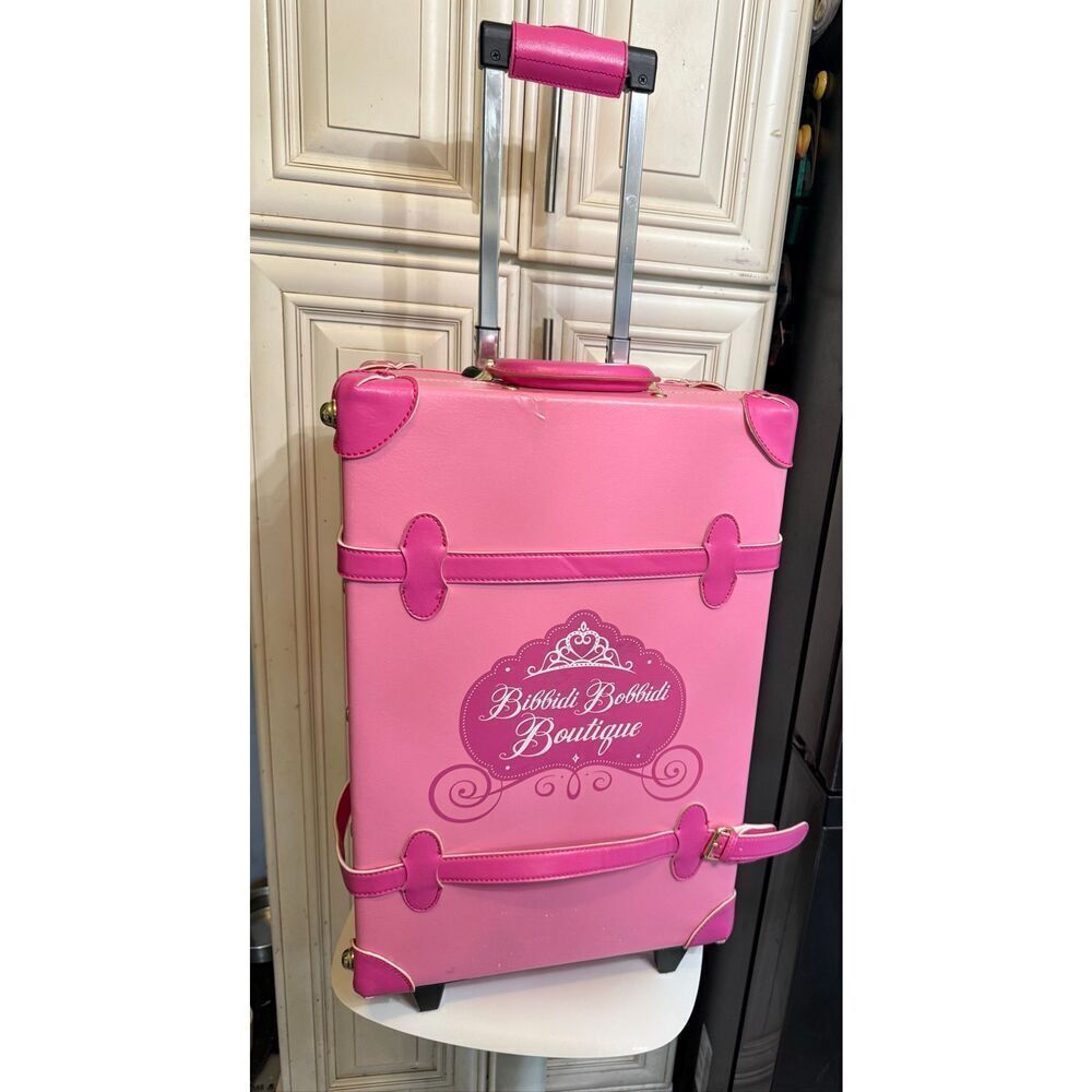Disney Parks Bibbidi Bobbidi Boutique Disney Fantasy Cruise Ship Luggage Pink OS